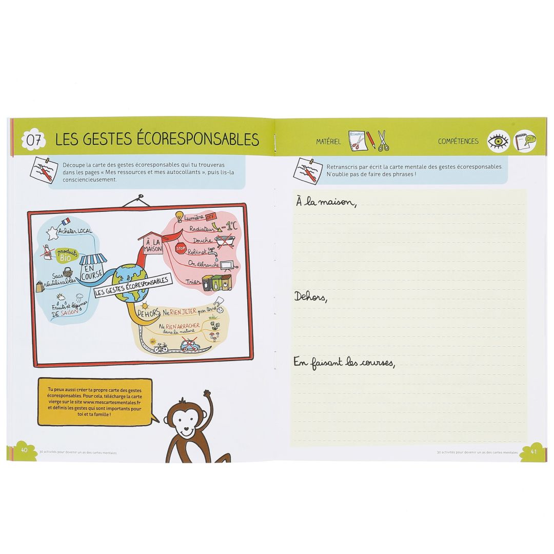 30 activités pour cartes mentales • Nature & Découvertes Suisse