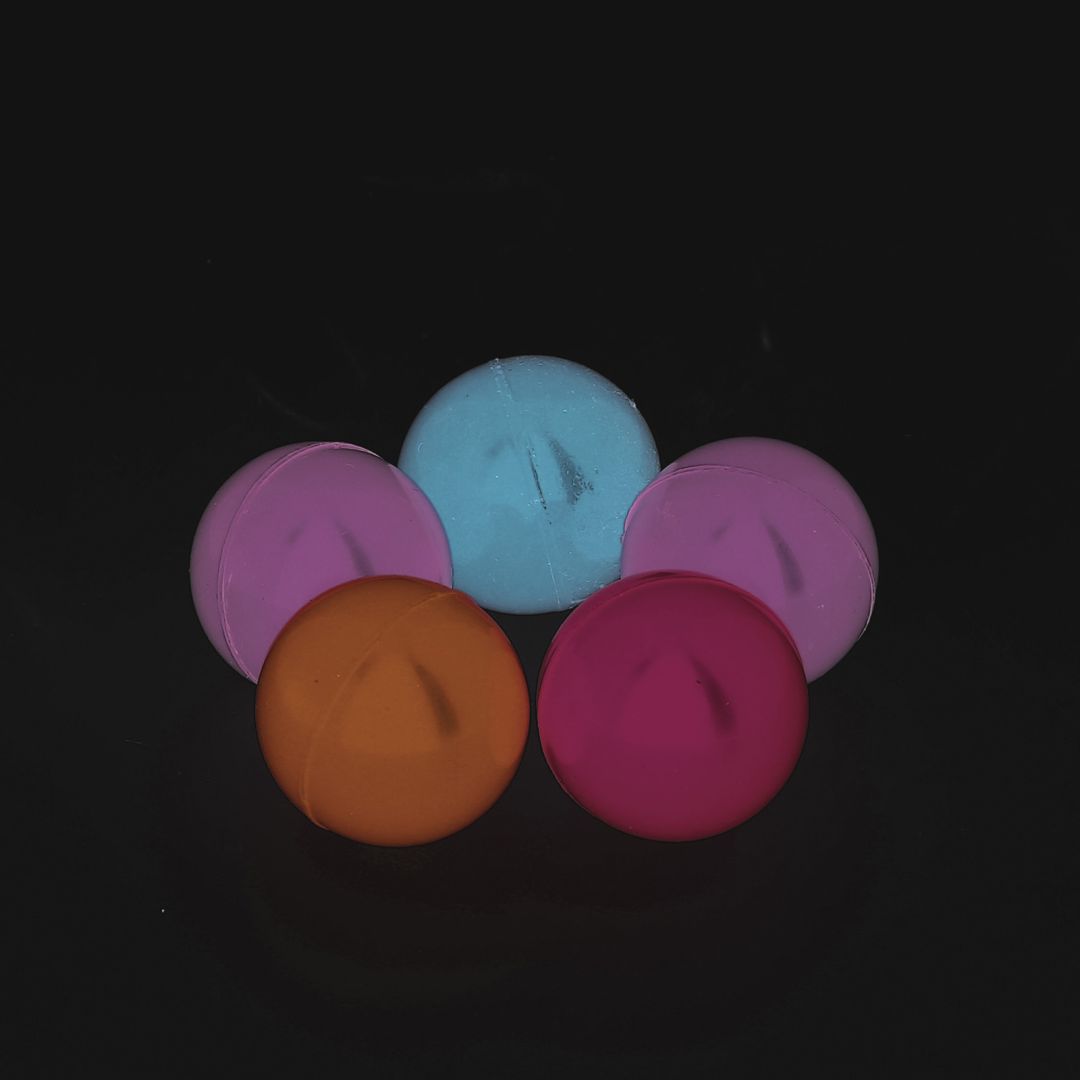 Lot De 36 Yeux D'Halloween Phosphorescents - Boules Rebondissantes 32 Mm, Effet Lumineux, Décoration De Fête Effrayante (couleurs Aléatoires)