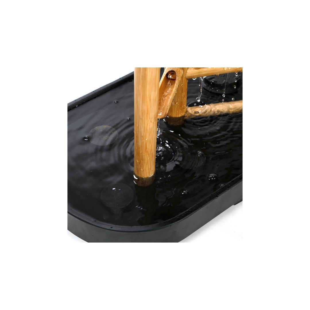 Westmark 697222ES Lot De 4 Planches De Service En Ardoise Naturelle Avec Motif, Poignée Et Protection Anti-Rayures, Rectangulaires, Surface 19 X 11 Cm, Ardoise, Tapas + Friends, Anthracite