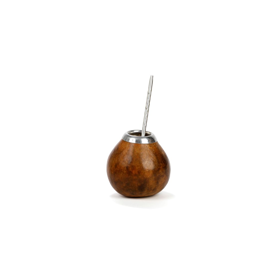 Calebasse Et Bombilla Pour Maté Aromandise - 300ml, Naturelle, Filtre Inox