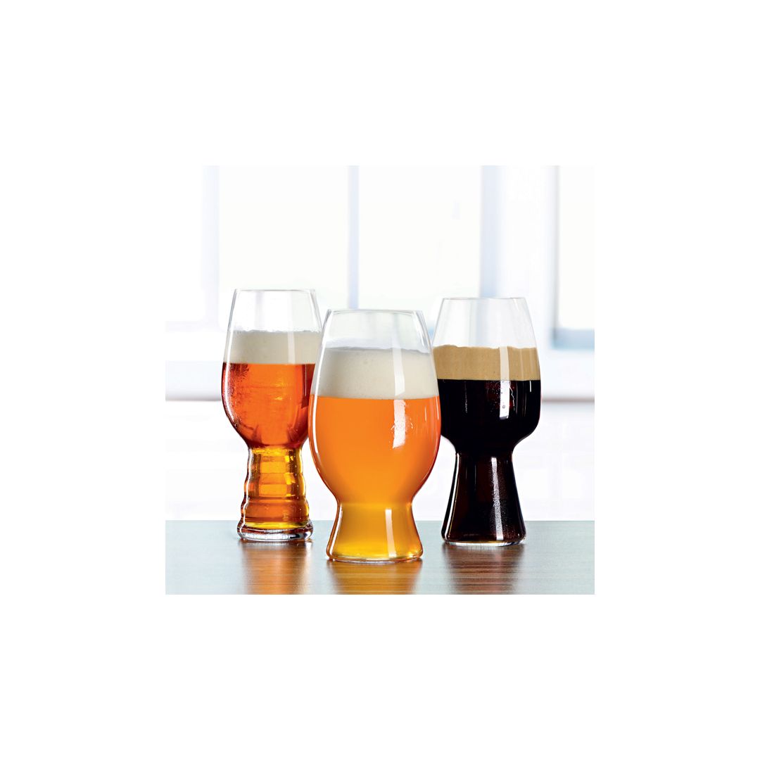 Coffret Dégustation 4 Verres à Bière Spiegelau - IPA, Tulipe, Blé Et Entrepôt - Qualité Premium